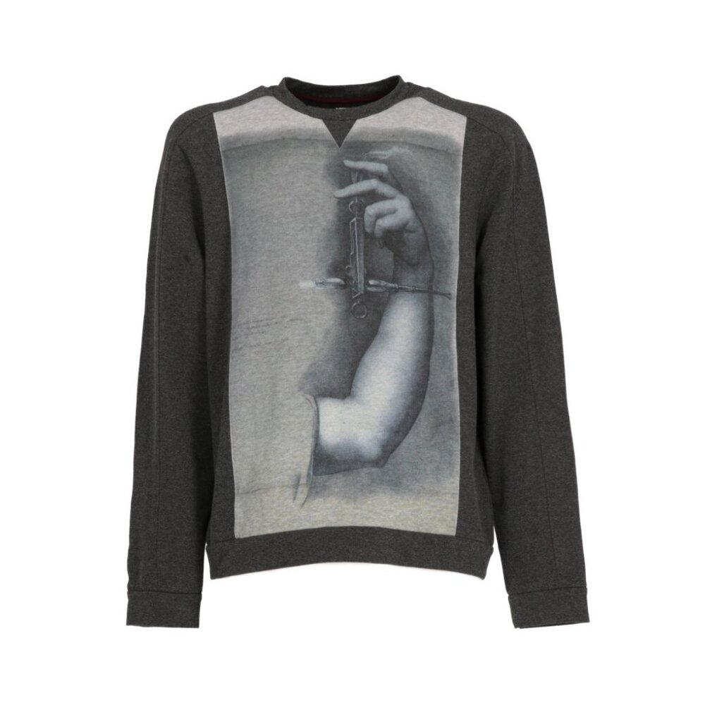Antonio Marras | Grey Graphic Print Sweatshirt